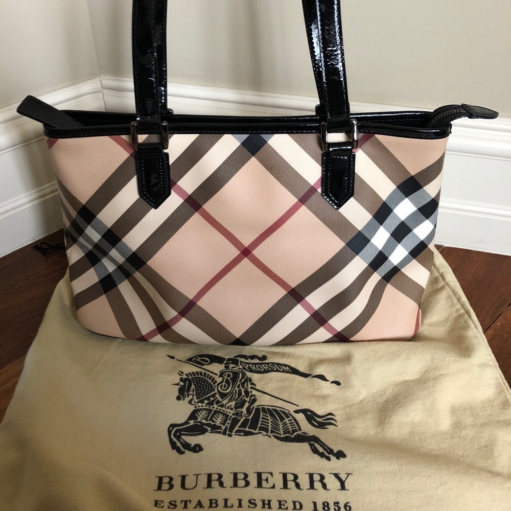 Burberry handbag with dust bag!